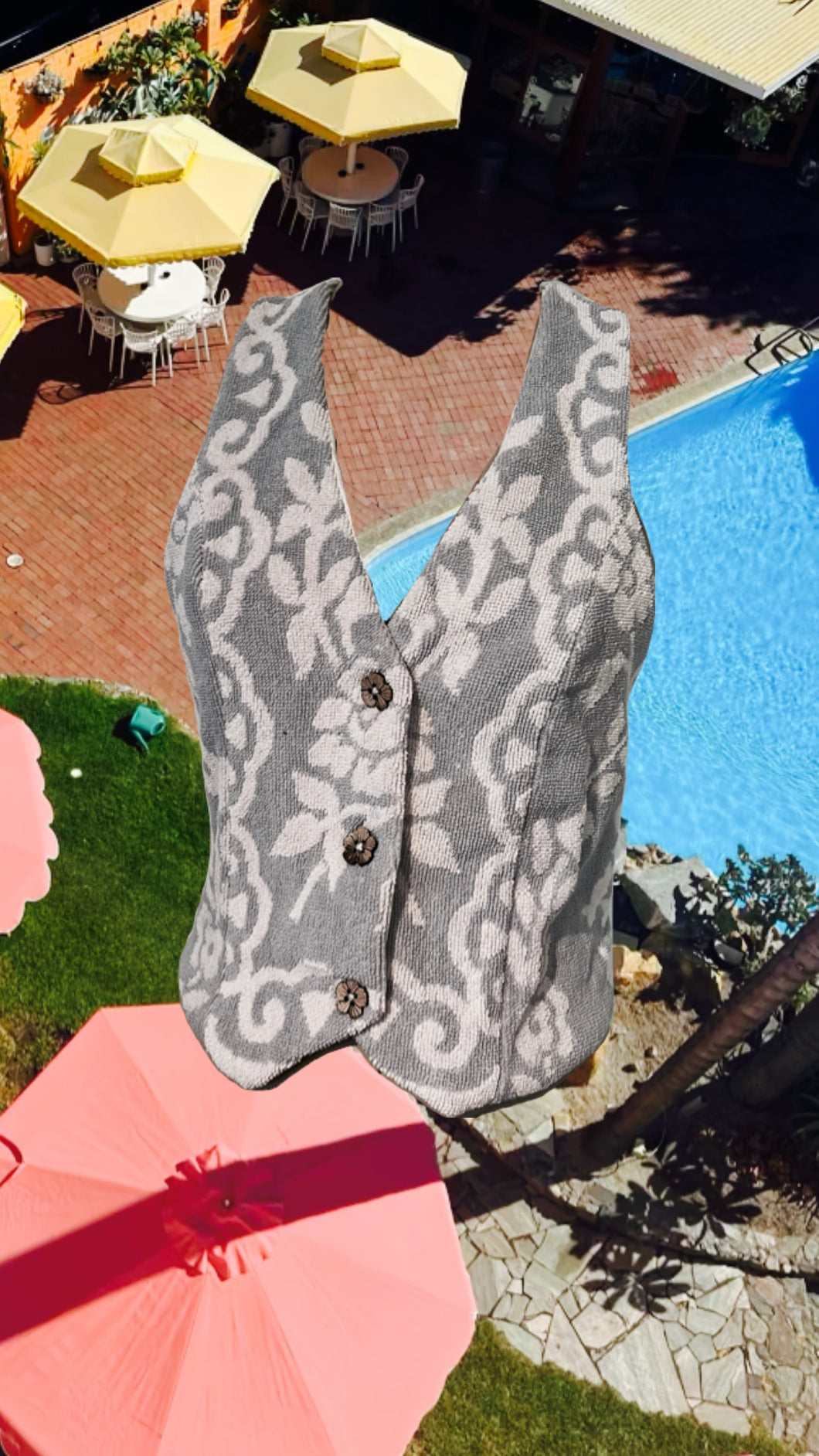 Orchid Towel Halter Vest